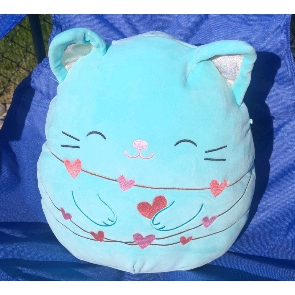 Rare Charisma Cat Valentines Squishmallow 12" Heart Garland Plush Kawaii